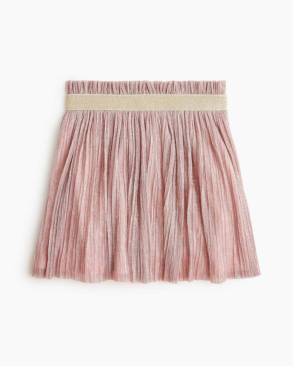 Girls' pleated shimmer skirt | J.Crew Factory