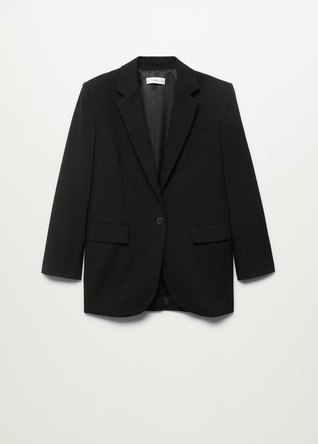 Pocketed oversize blazer | MANGO (US)
