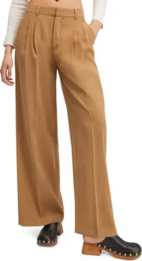 Pleat Front Wide Leg Trousers | Nordstrom