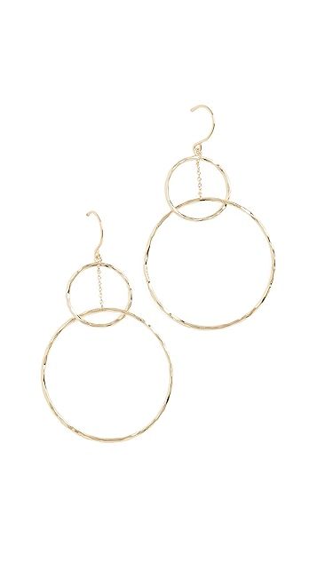 Interlocking Circle Drop Earrings | Shopbop