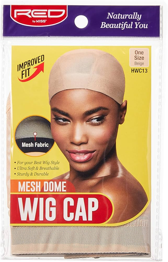 Red by Kiss Mesh Dome Wig Cap - 1PC Beige | Amazon (US)