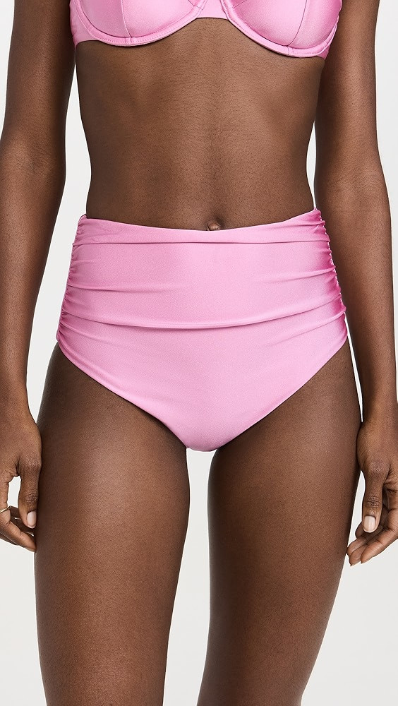SIMKHAI Lilly Ruched Bikini Bottoms | Shopbop | Shopbop