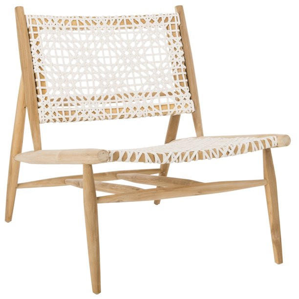 Safavieh ACH Club Chair, Off-White and Natural - Walmart.com | Walmart (US)