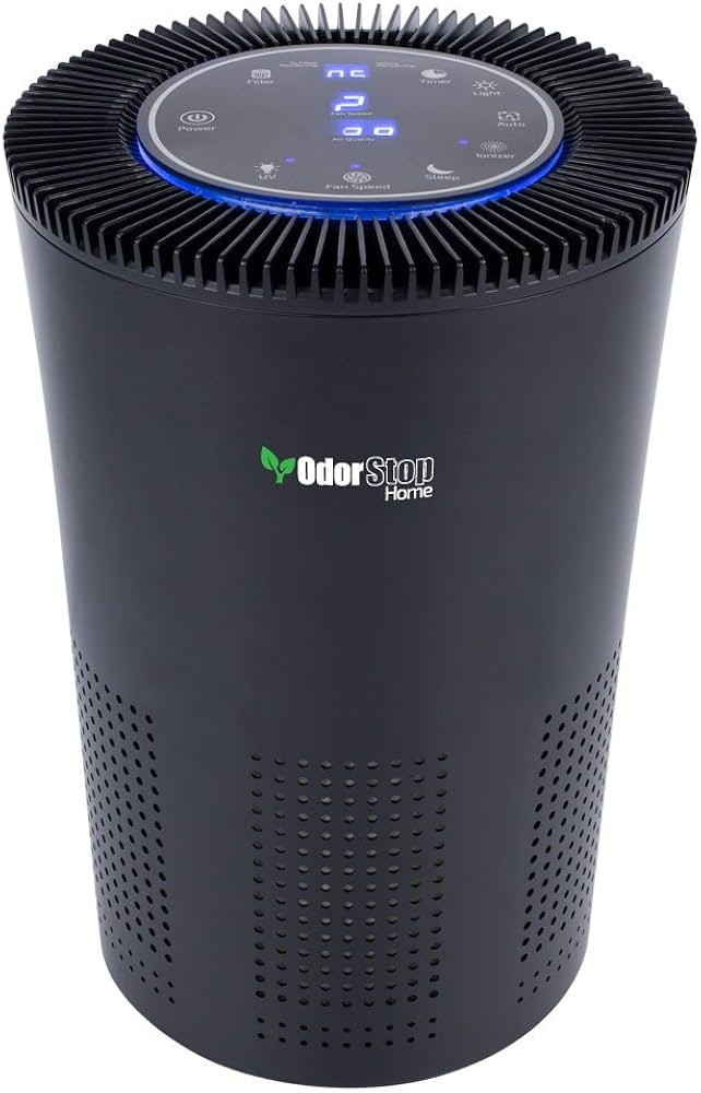 OdorStop OSAP5 HEPA Air Purifier for areas up to 1000 Sq Ft with H13 True HEPA Filter, Active Car... | Amazon (US)