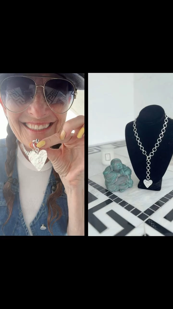 Love my hammered heart lariat necklace that can be worn 2 ways!💖

#LTKOver40 #LTKdayinmylife #LTKootd