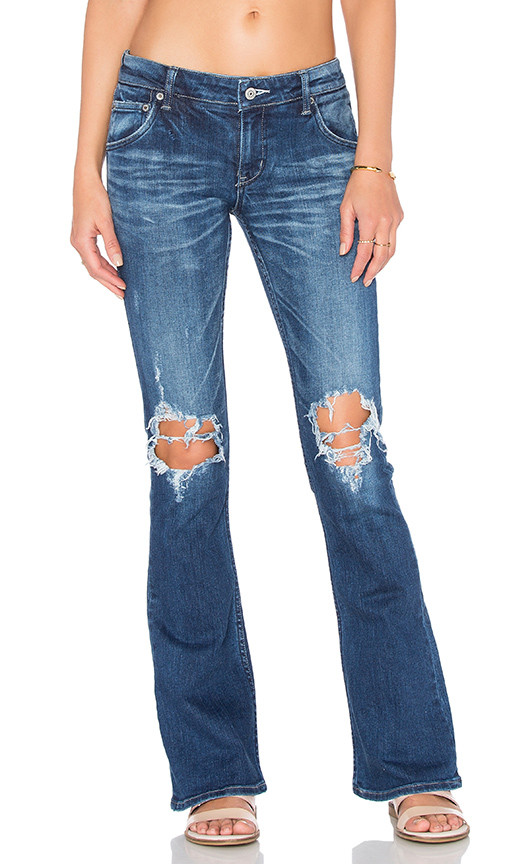 Extend Distressed Flare | Revolve Clothing