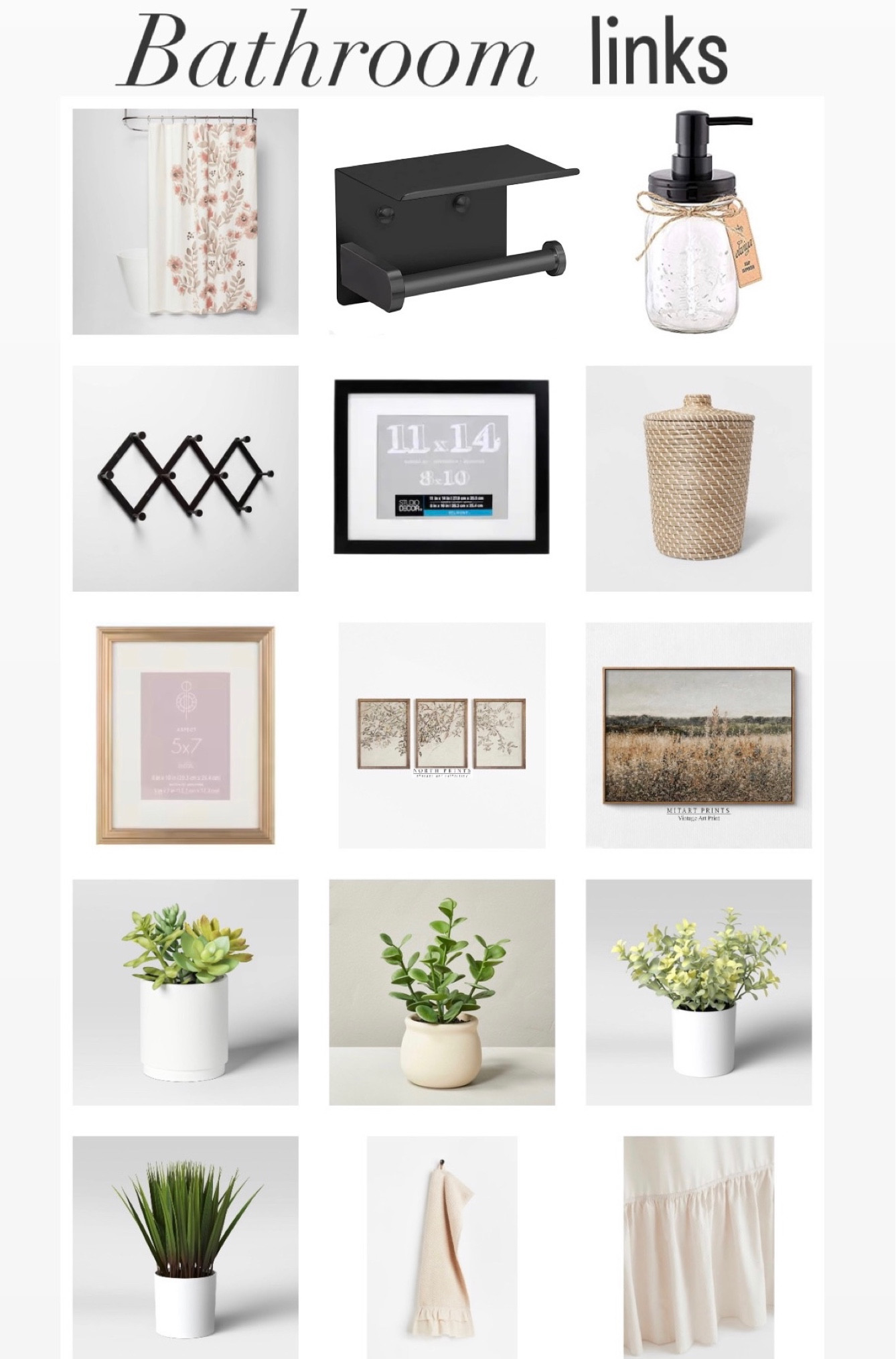 Bathroom links! 

#LTKhome