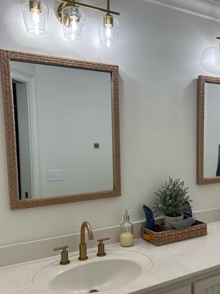 Rattan mirrors, bathroom, home decor, studio McGee 

#LTKStyleTip #LTKHome #LTKFindsUnder100