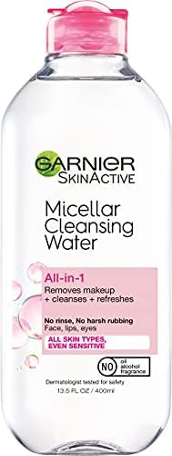 Garnier SkinActive Micellar Cleansing Water, For All Skin Types, 13.5 Fl Oz | Amazon (US)