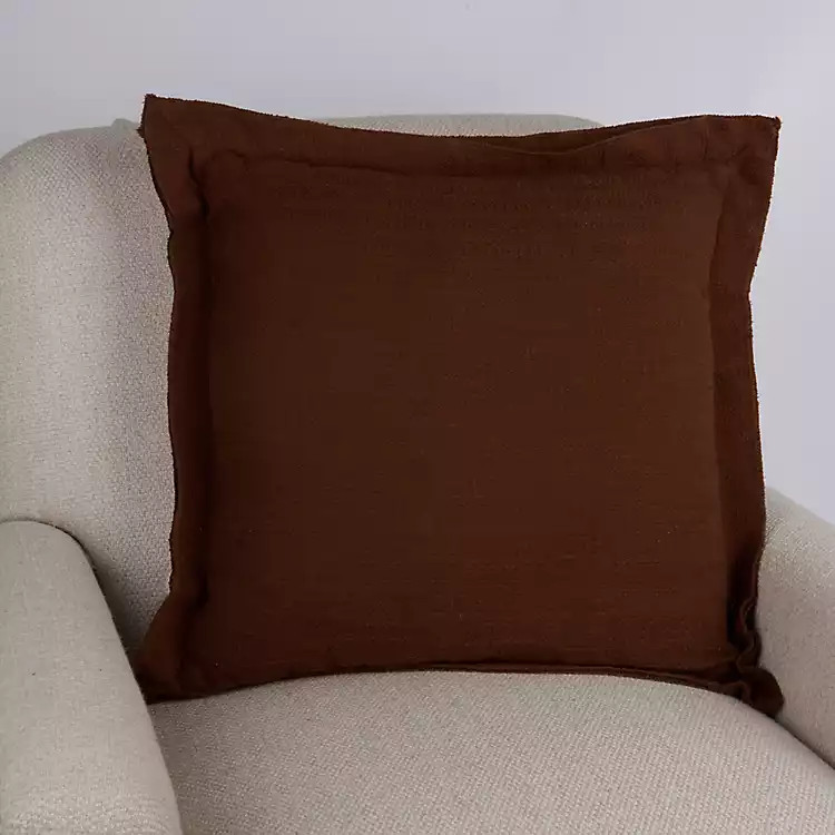 New! Emma Brown Flange Pillow | Kirklands