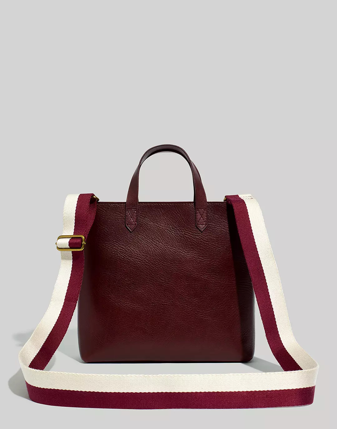 The Zip-Top Transport Crossbody: Colorblock Webbing Strap Edition | Madewell