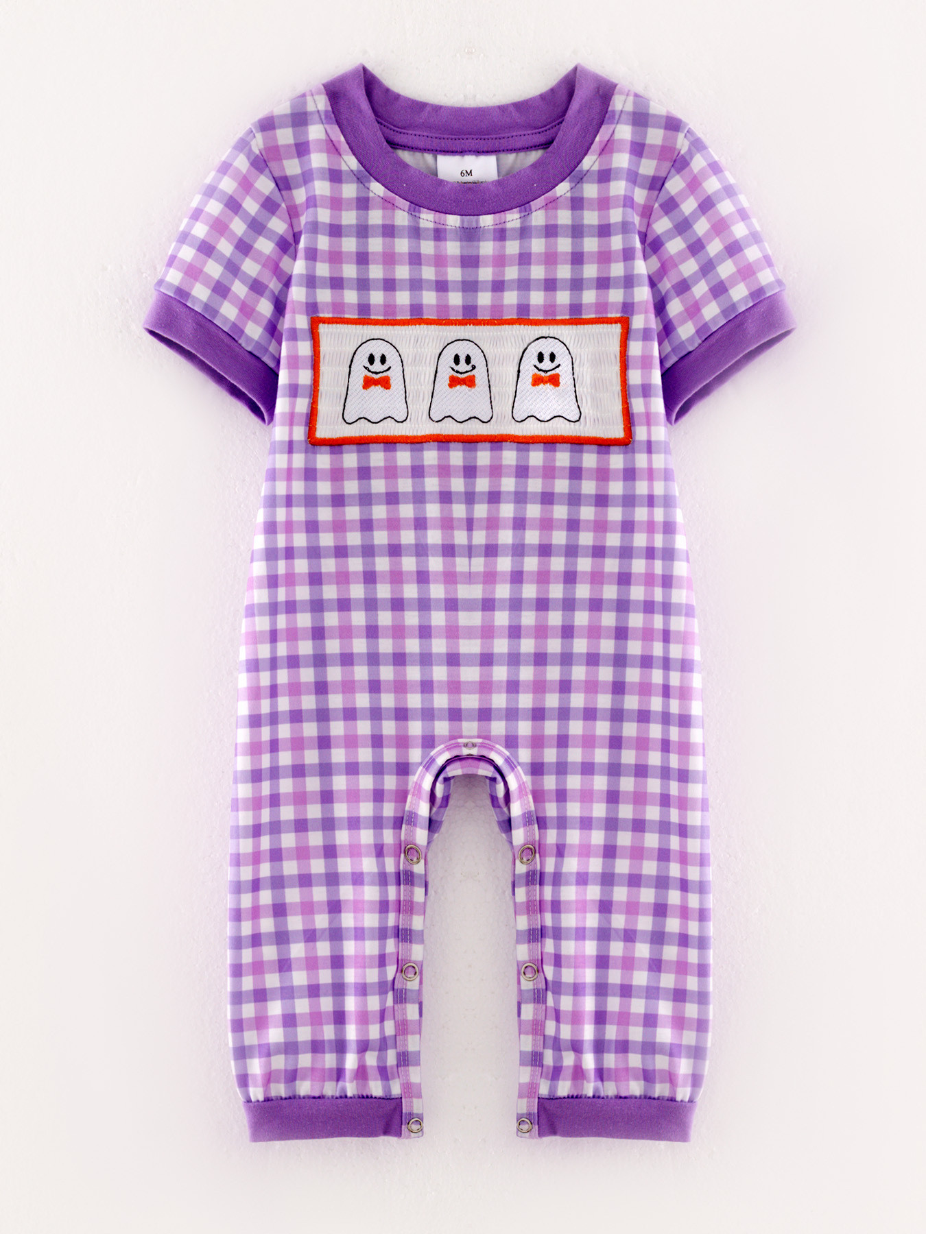 Fall Winter Halloween Baby Boy Ghost Embroidered Smocked - Temu | Temu Affiliate Program