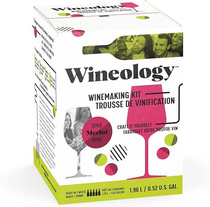 Wineology All-In-One Wine Making Kit (No Additional Equipment Required) (Wineology Rosé Style) | Amazon (US)