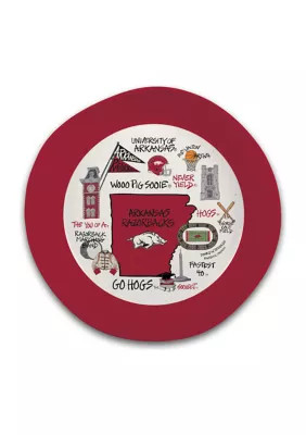 Magnolia Lane NCAA Arkansas Razorbacks Melamine Serving Bowl | Belk