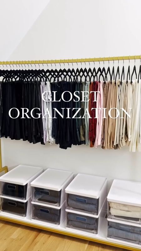 Closet organization hack! We are spring cleaning our closets and these drawers are must-haves ✨
