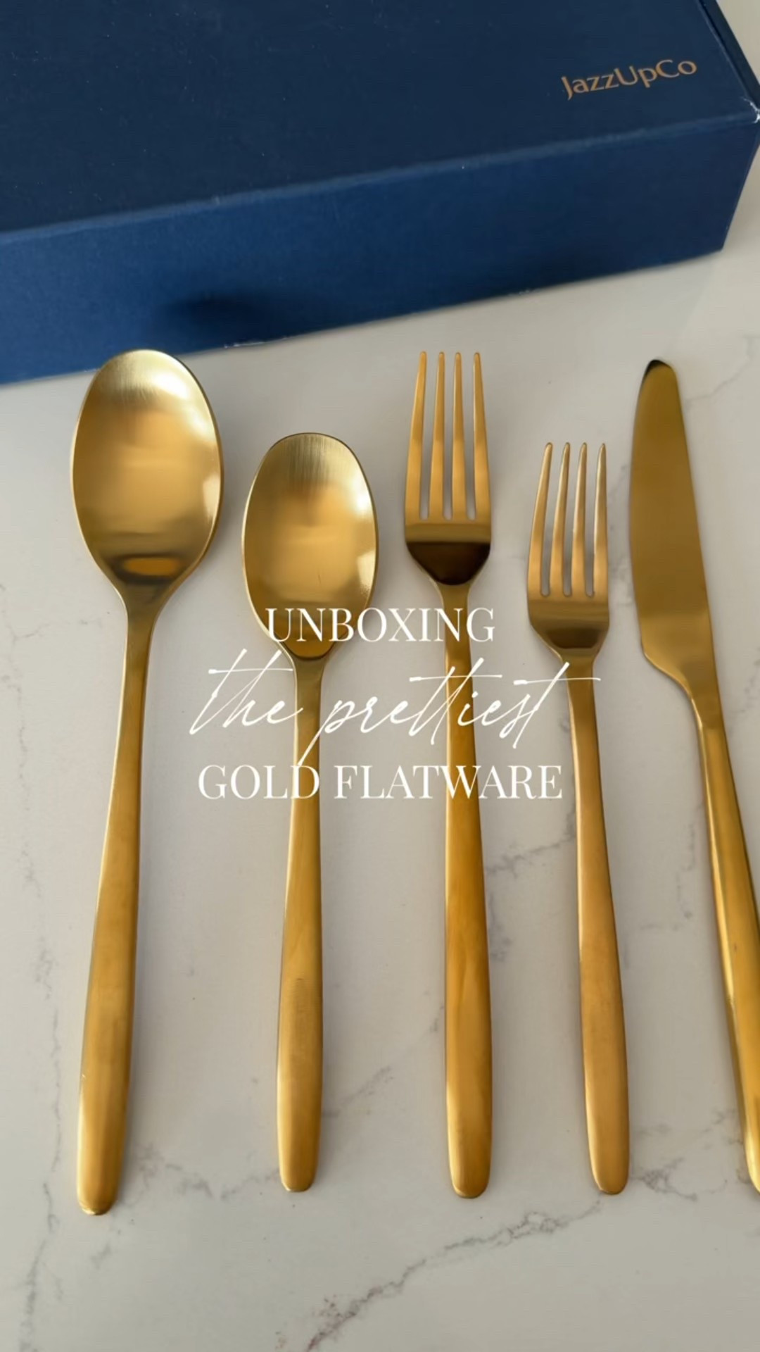 The prettiest gold flatware from Amazon.  Matte gold flatware. 

#LTKfoodie #LTKSaleAlert #LTKHome