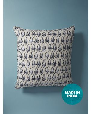 24x24 Reversible Block Print Pillow | Living Room | HomeGoods | HomeGoods