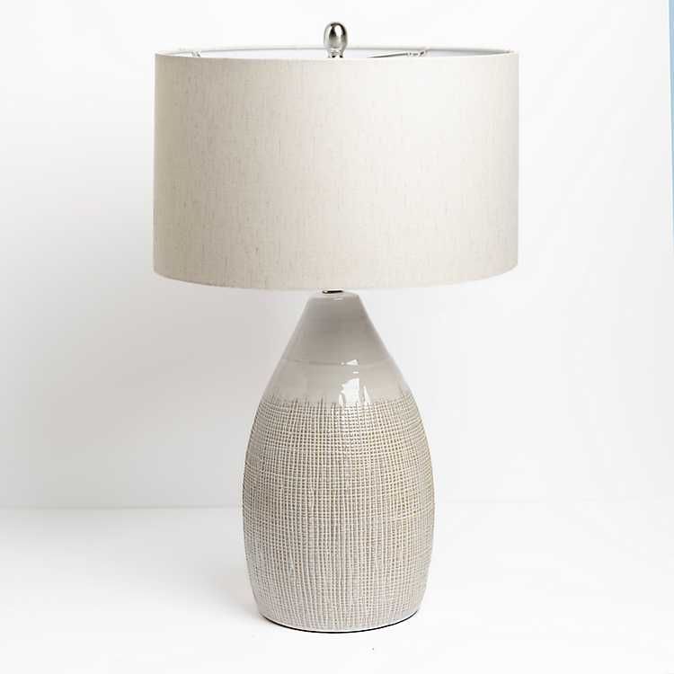 Luca Cream Ceramic Table Lamp | Kirkland's Home