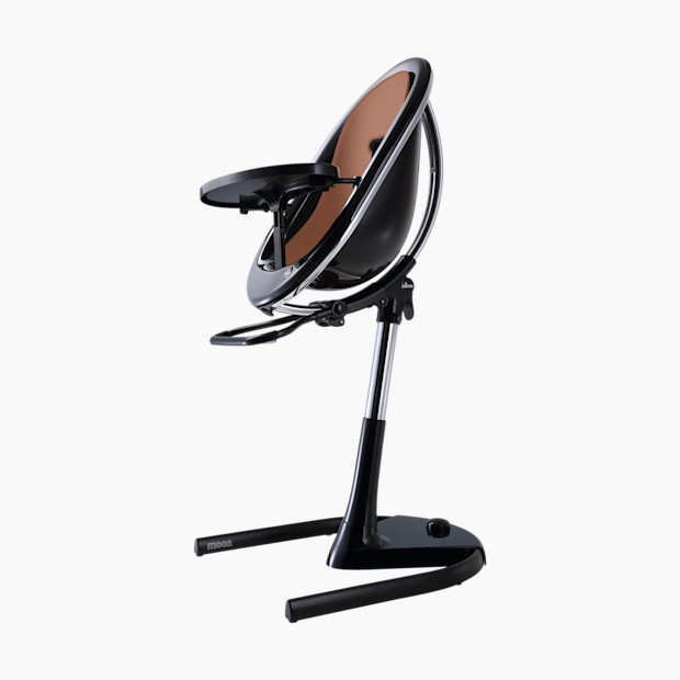 Mima Moon 2G High Chair with Black Frame in Camel Size 25.6"" x 21.7"" x 47 | Babylist