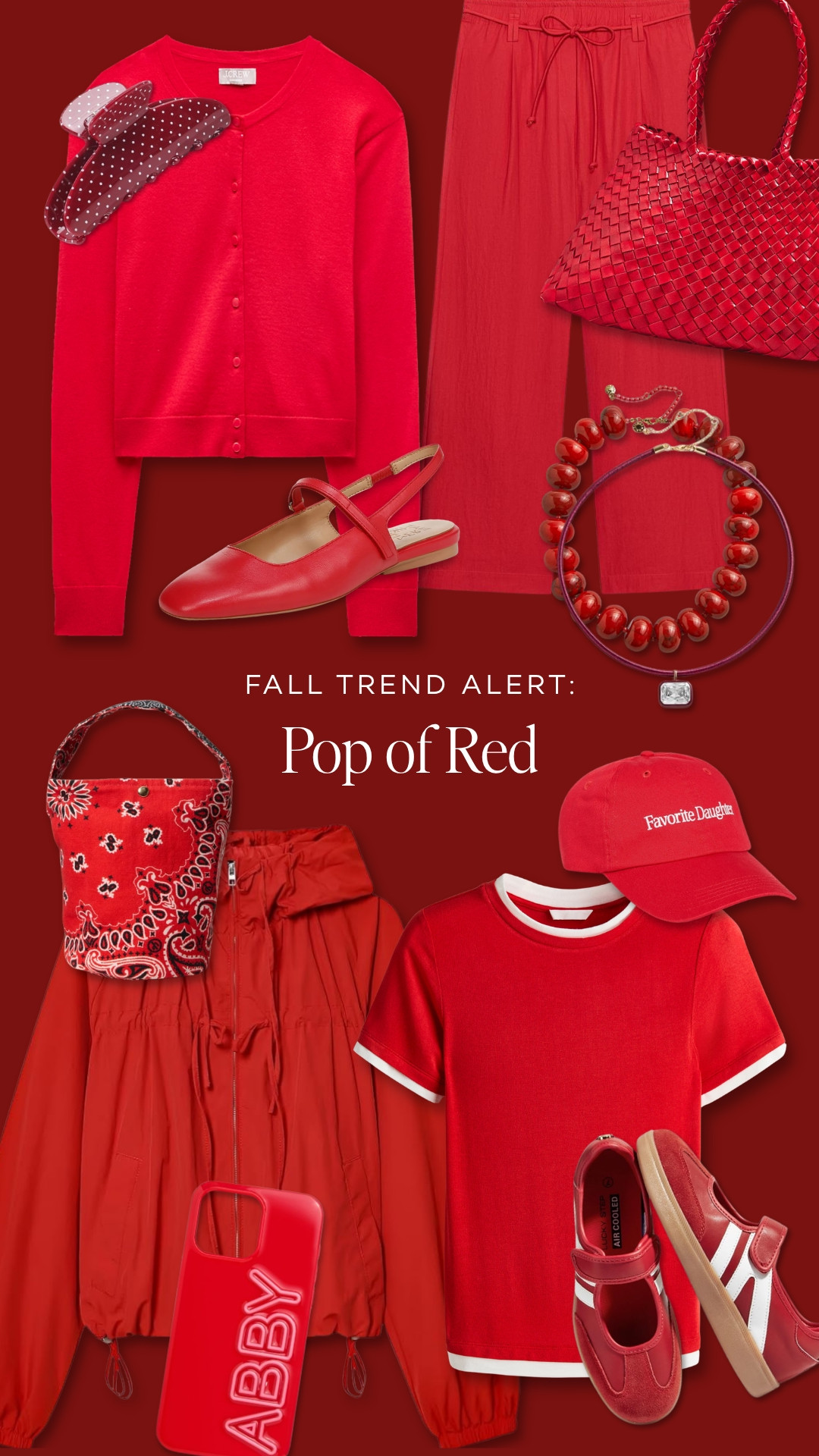 Fall Trend Alert: Pop of Red 🔴 Rounding up all my favorite red pieces in one place — this color is everywhere this season and I'm here for it.

#falltrendalert #popofred #fallfashion #shopthelook