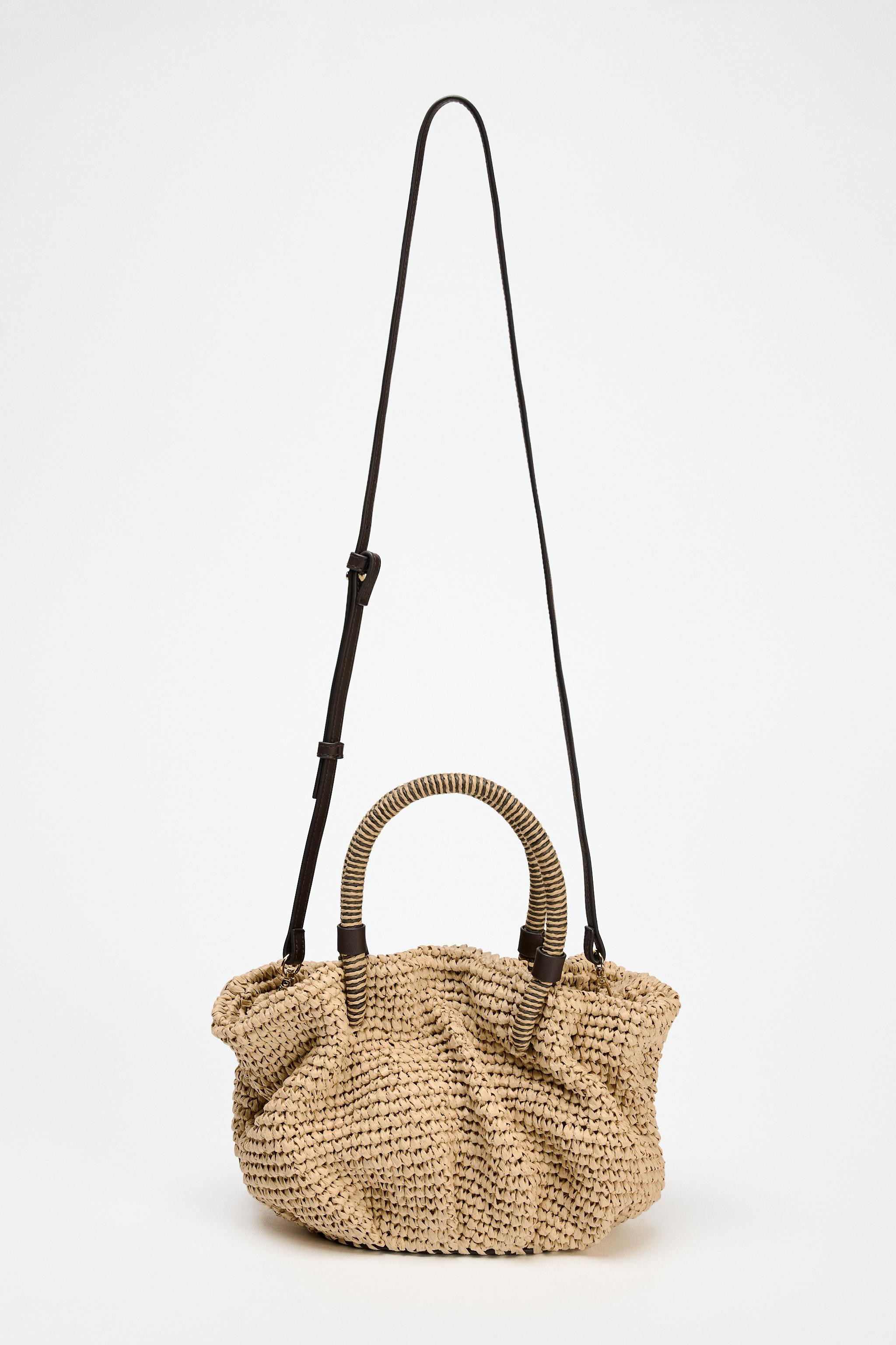 BRAIDED MINI BUCKET BAG | Zara UK