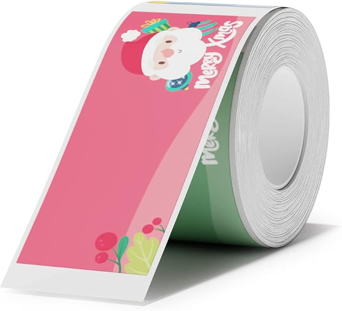 NIIMBOT Christmas Label Maker Tape D101 Label Paper Replacement 0.98''x2.36'' (25 X 60mm), 110 La... | Amazon (US)