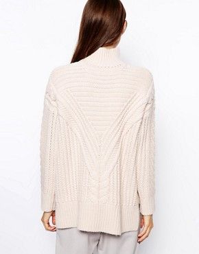 ASOS Cable Jumper With High Neck | Asos AU