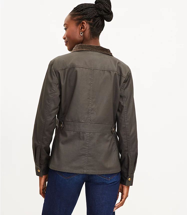 Coated Field Jacket | LOFT