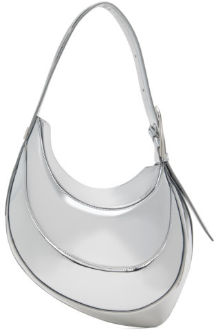 Silver Small Spiral Curve 02 Bag | SSENSE