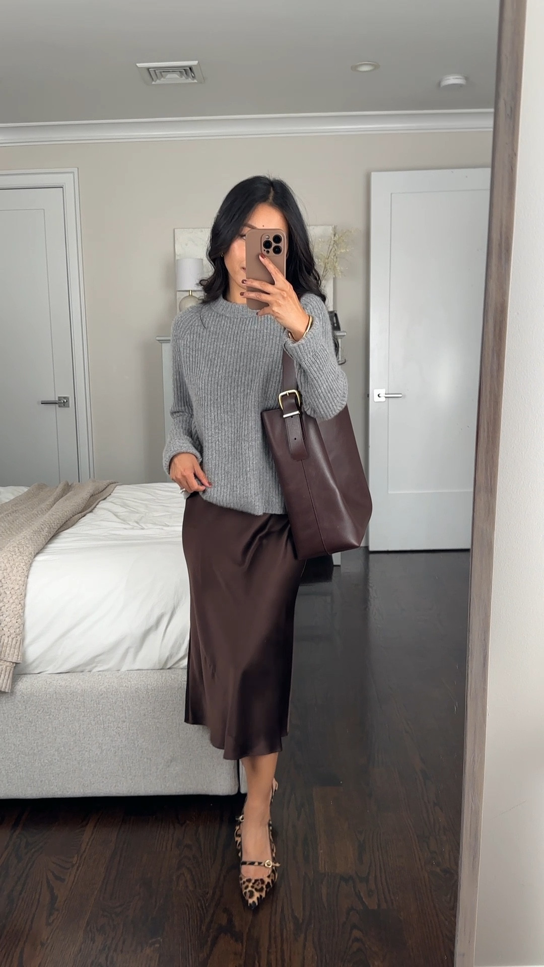 • Quince fisherman crewneck sweater xs comes in either cashmere or cotton (both linked) . These are a thicker weight, cozy and warm. Great staple I own in multiple colors 

• Quince silk chocolate brown slip dress xs. I also like the slip skirt version in xs linked and half tuck the sweater or wear untucked . The skirt is a good midi length for petites.

@onequince #QuincePartner 

Fall mom outfit, smart casual workwear, easy fall outfit ideas

#LTKWorkwear #LTKPetite #LTKFindsUnder100