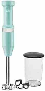 KitchenAid KHBV53AQ Variable Speed Corded Hand Blender, Aqua Sky | Amazon (US)