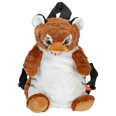 Wild Republic Backpack Tiger, Mini Backpack, Animal Bag, 14 Inches, Gift for Kids, Plush Zoo Animal | Target
