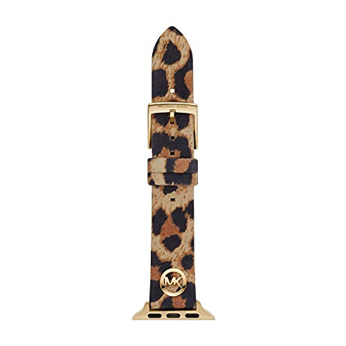 Michael Kors Women's Animal Print Leather Band for Apple Watch 38/40/41mm (Model: MKS8007) | Amazon (US)