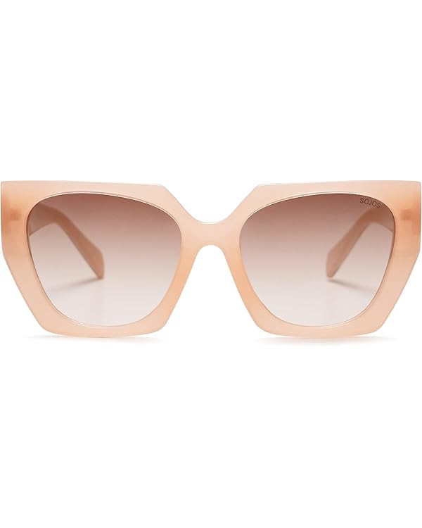 SOJOS Trendy Oversized Polarized Sunglasses Womens Big Square Cateye Sunnies, Lentes de sol para ... | Amazon (US)