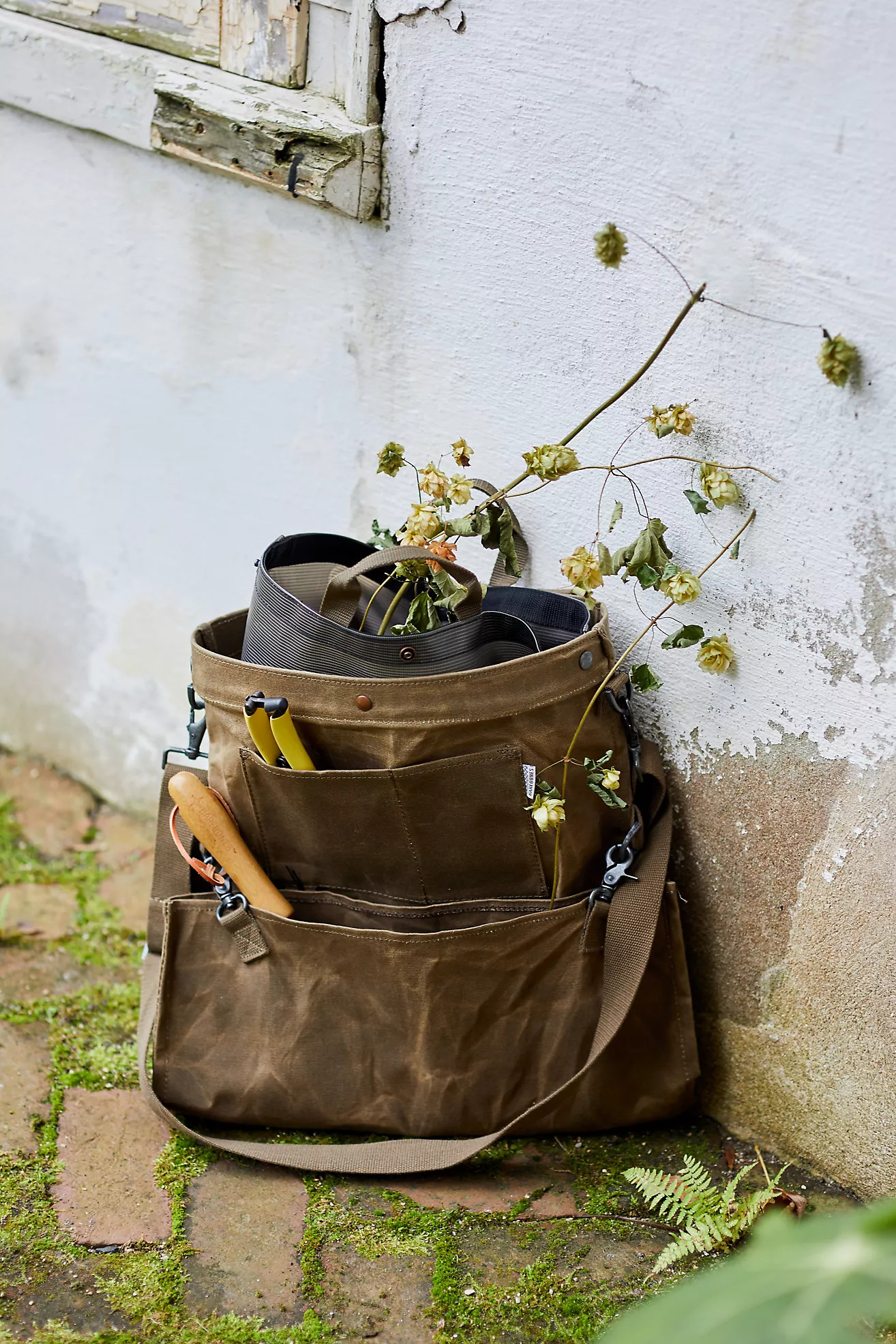 Barebones Waxed Canvas Gathering Bag | Terrain