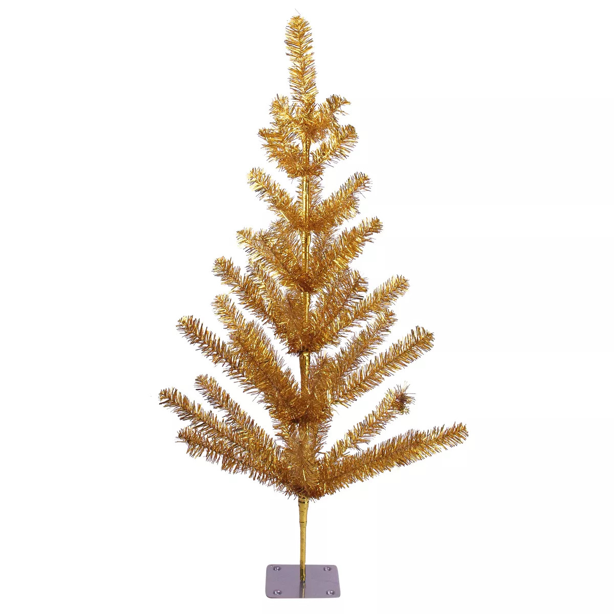 Northlight 3' Medium Gold Tinsel Twig Artificial Christmas Tree, Unlit | Target