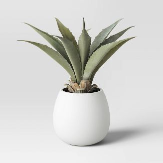10" Artificial Yucca in Ceramic Pot Green - Threshold™ | Target