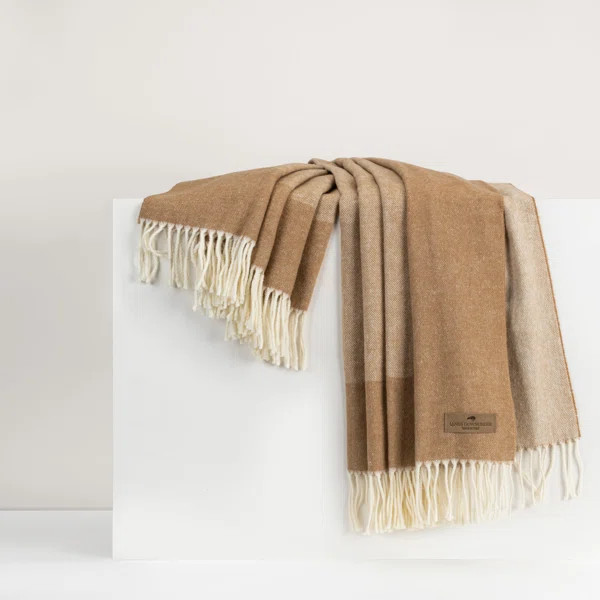 Border Herringbone Throw | Wayfair North America