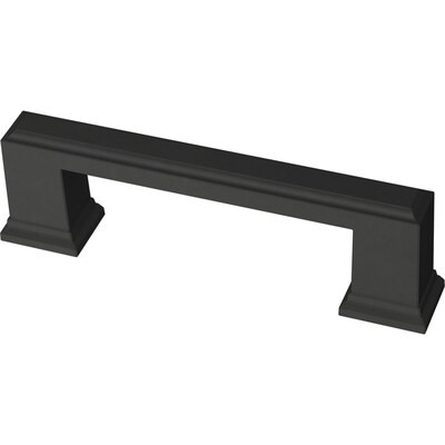 Brainerd Classic Rectangle 3-in or 3-3/4-in Center to Center Matte Black Dual Mount Rectangular B... | Lowe's