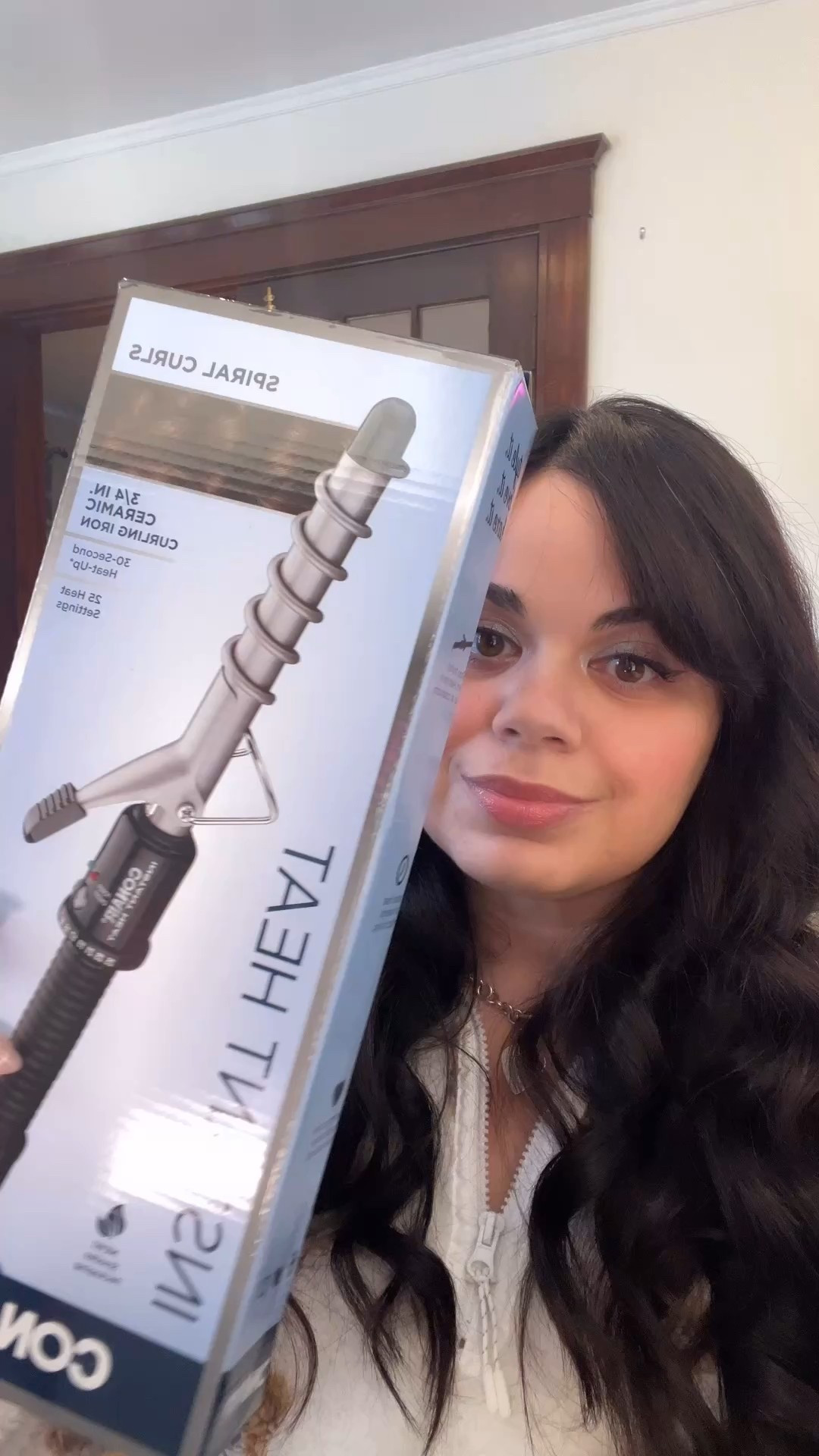 Conair Instant Heat Spiral 3/4-Inch Curling Iron, spiral guide on barrel to help achieve spiral curls – for use on short to medium hair

#LTKgrwm #LTKmorningroutine #LTKBeauty