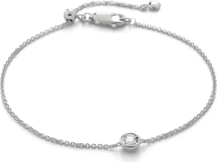 Diamond Solitaire Pendant Bracelet | Nordstrom