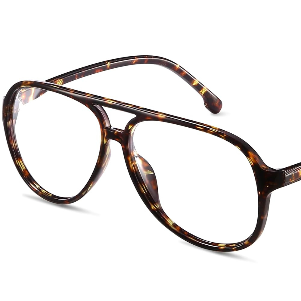 livho Vintage Aviator Blue Light Blocking Glasses, Fashion Oversized Frames with UV Protection Co... | Amazon (US)