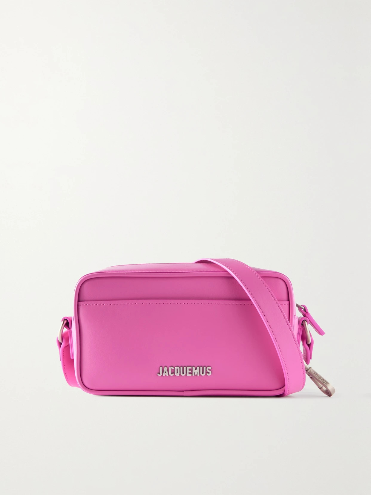 Jacquemus - Le Baneto Leather Shoulder Bag - Pink | NET-A-PORTER (US)