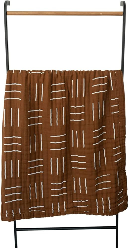 Mebie Baby Muslin Quilt (Mustard Mudcloth) | Amazon (US)