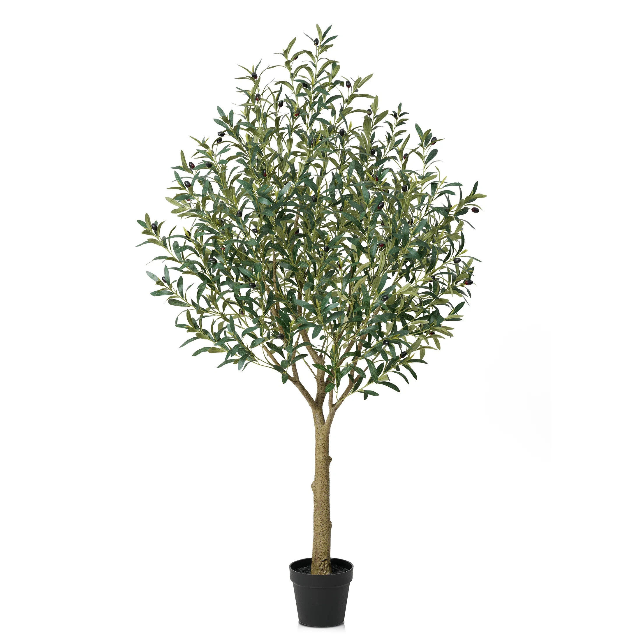 Adcock Artificial Olive Tree in Pot, UV Protected Faux Olive Tree for Indoor Outdoor Home Decor | Joss & Main