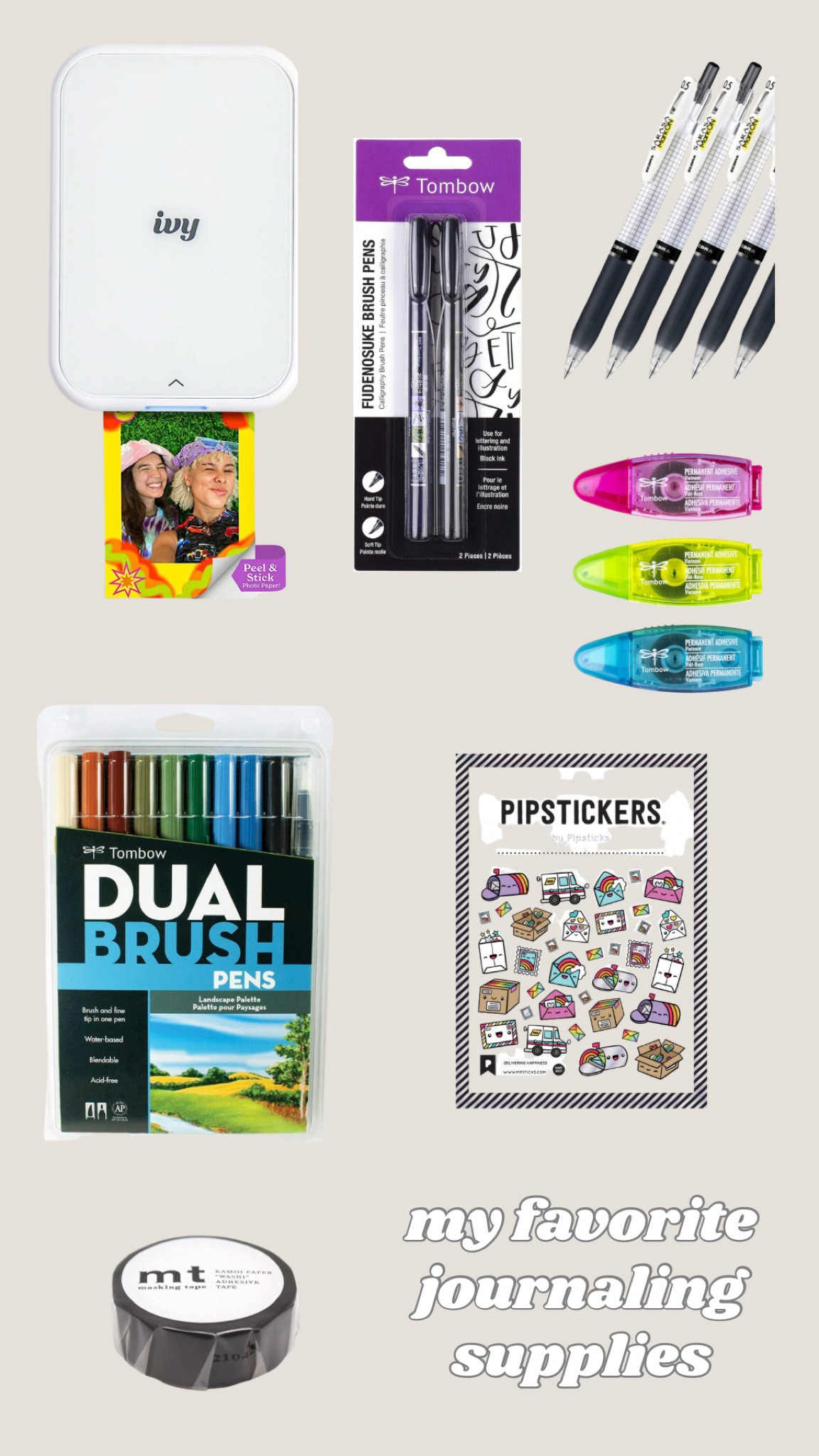 things I reach for over and over again 🖊️📓