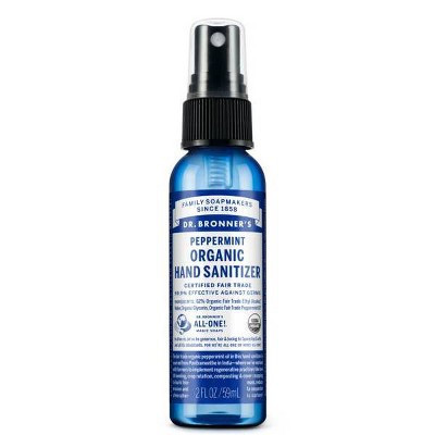 Dr. Bronner's Hand Sanitizer - Peppermint - 2 fl oz | Target