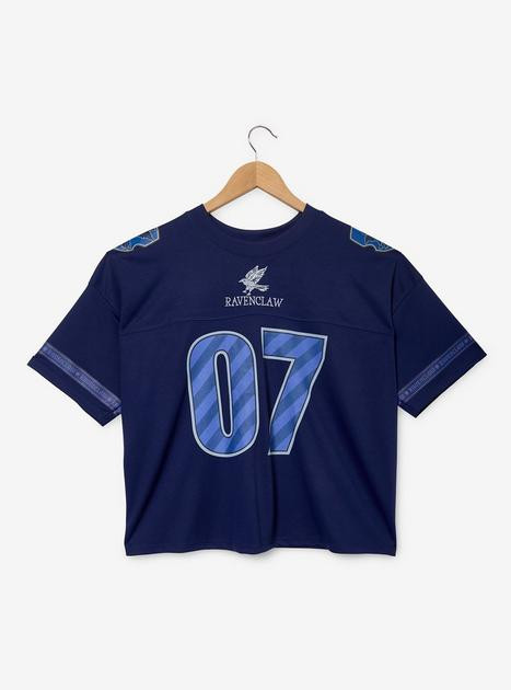 Harry Potter Ravenclaw Women's Plus Size Cropped Football Jersey - BoxLunch Exclusive | BoxLunch | BoxLunch