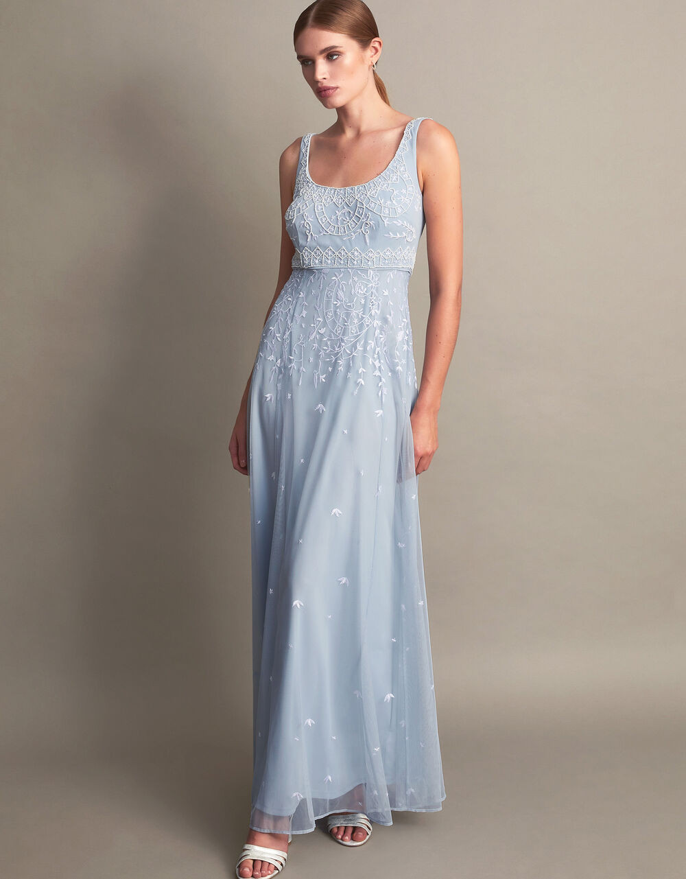 Eugiene Embroidered Maxi Dress | Monsoon (UK)