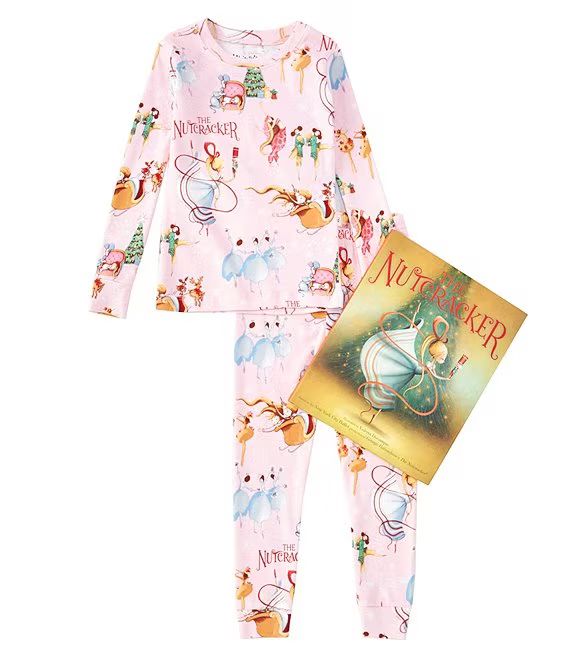 Little/Big Girls 2-10 Christmas Nutcracker Pajamas & Book Set | Dillards